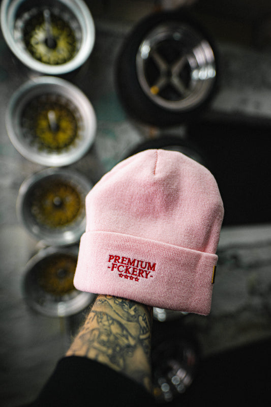 Roaderwear Beanie Limited Pink Premium Fckery