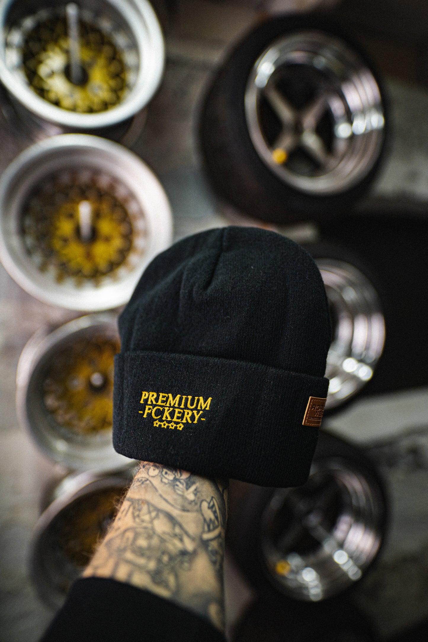 Roaderwear Beanie Limited Black Premium Fckery