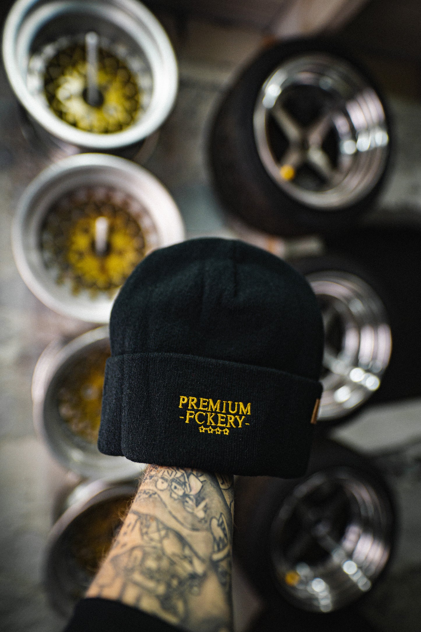 Roaderwear Beanie Limited Black Premium Fckery