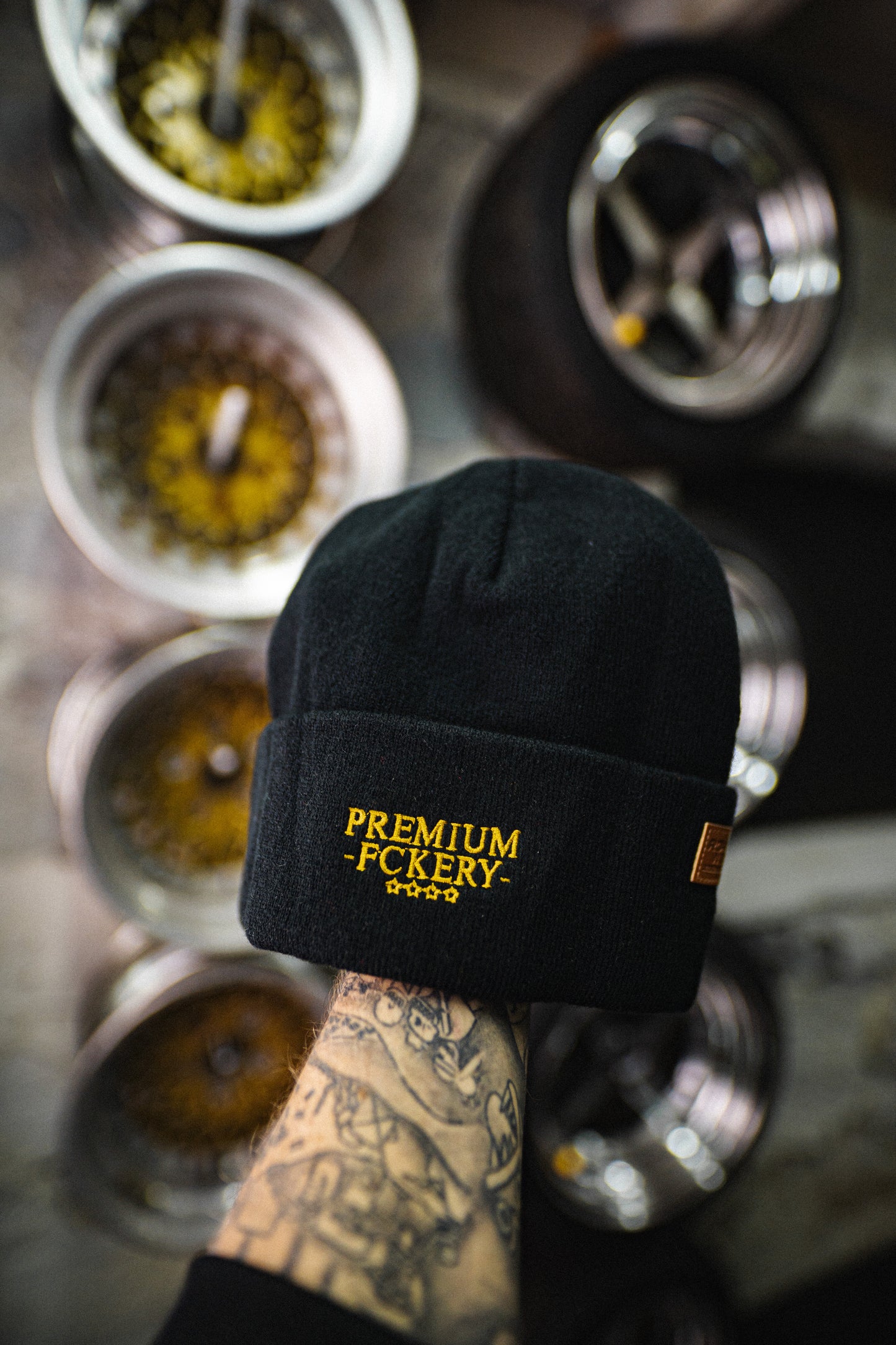 Roaderwear Beanie Limited Black Premium Fckery