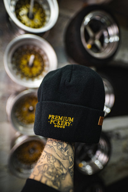 Roaderwear Beanie Limited Black Premium Fckery