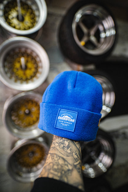 Roaderwear Beanie Blue Clean Car Club