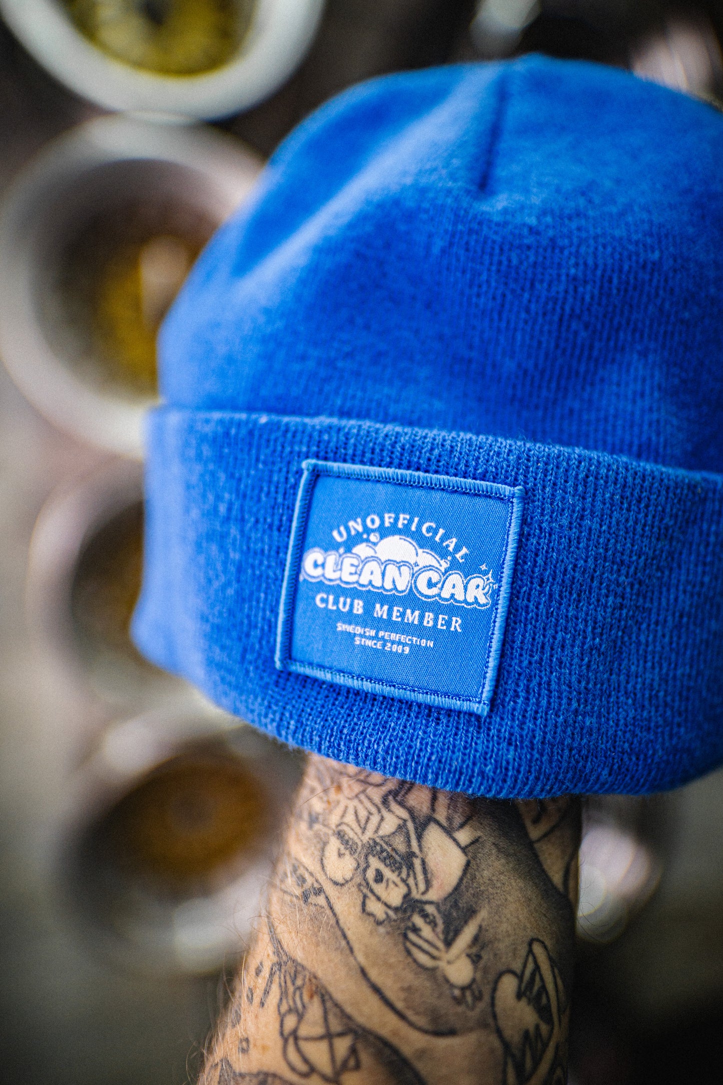 Roaderwear Beanie Blue Clean Car Club
