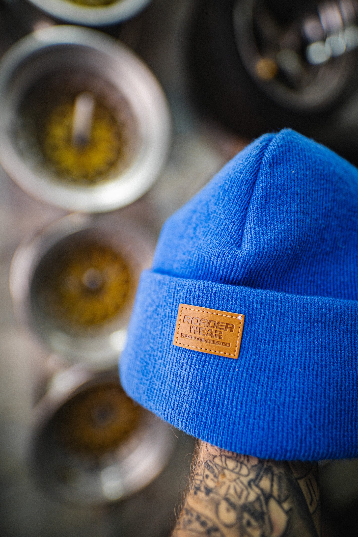 Roaderwear Beanie Blue Clean Car Club