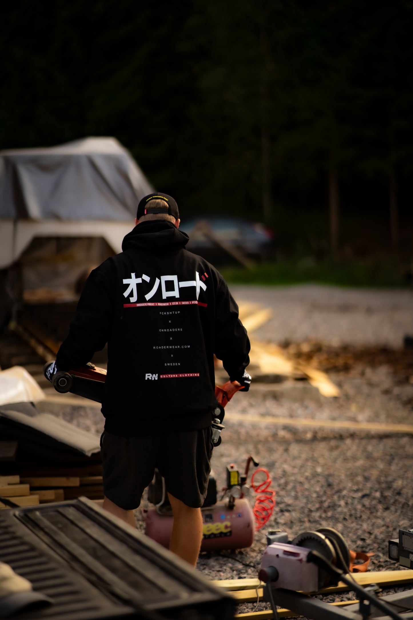 Onroaders Great Classic Black Hoodie