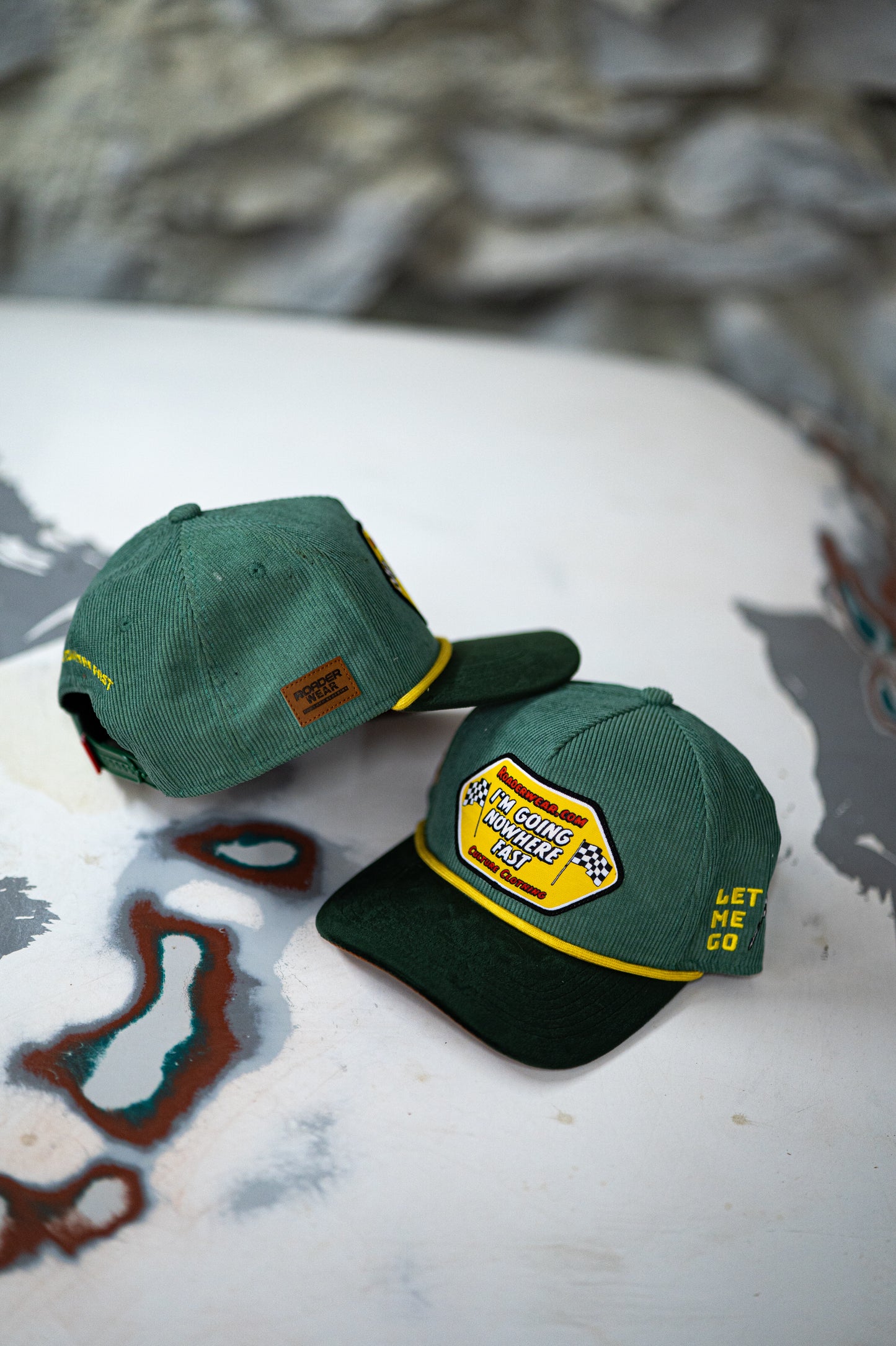 Roaderwear Going Nowhere Fast Green Snapback / Keps