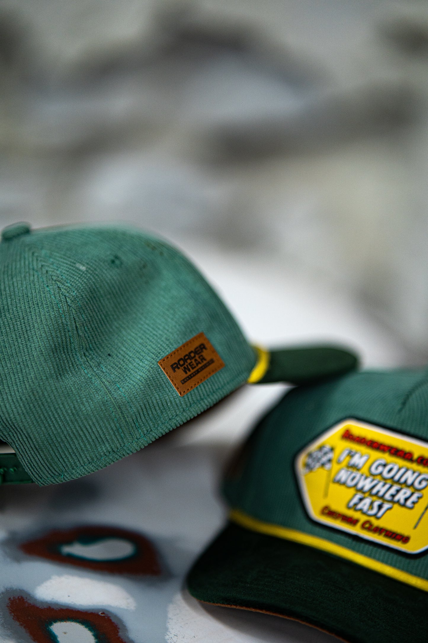 Roaderwear Going Nowhere Fast Green Snapback / Keps