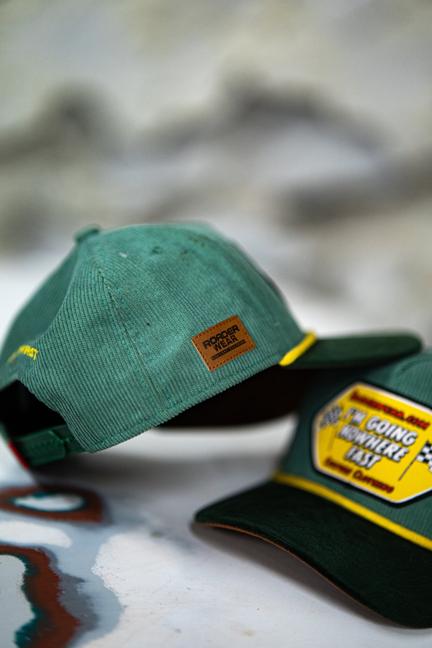 Roaderwear Going Nowhere Fast Green Snapback / Keps