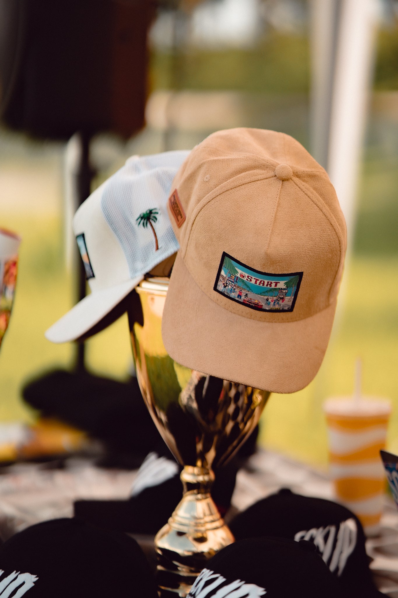 The Sand Outrun Patch Trucker Snapback Classic 5-panel