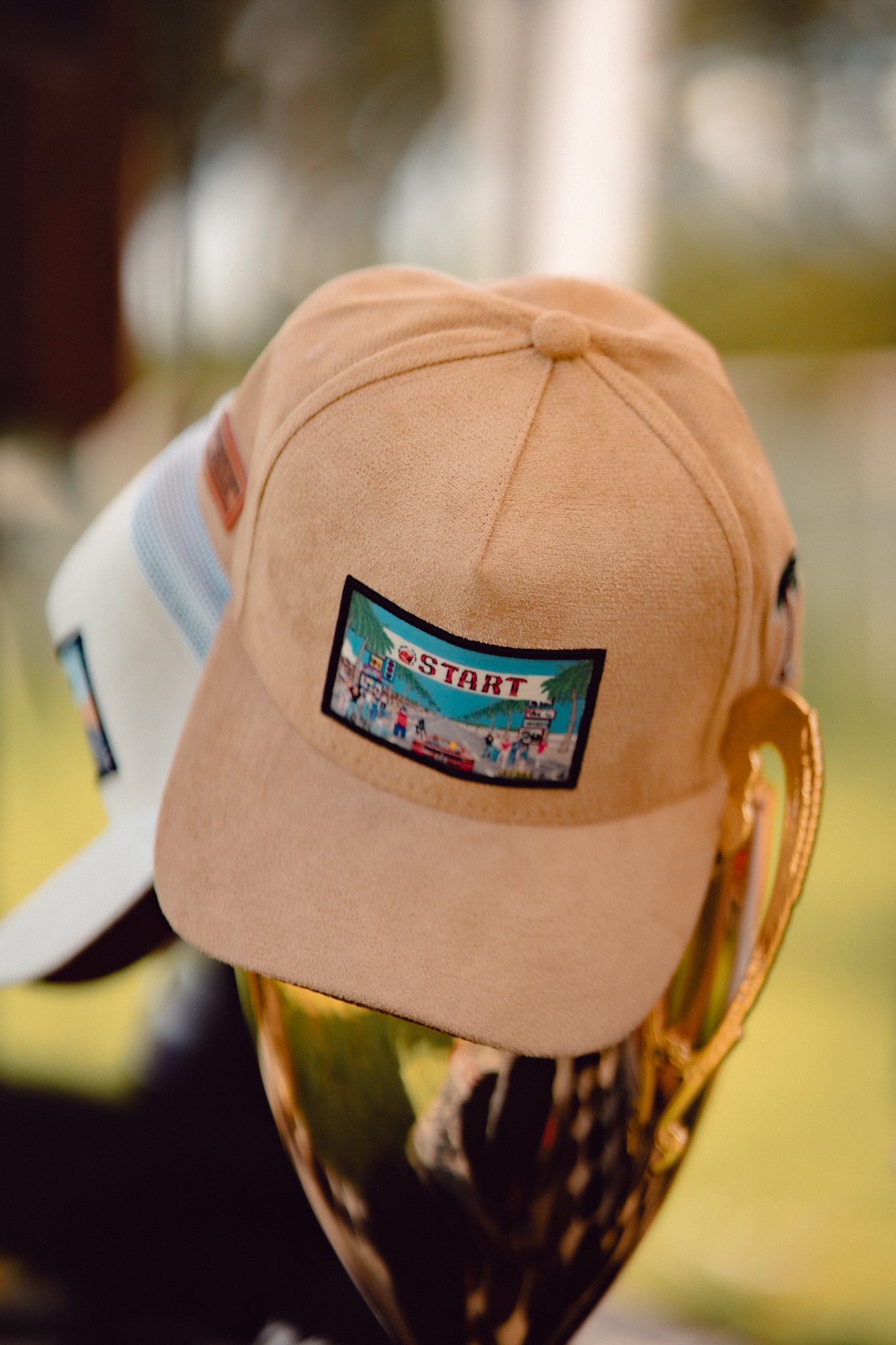 The Sand Outrun Patch Trucker Snapback Classic 5-panel