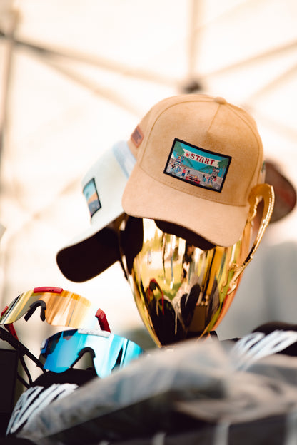 The Sand Outrun Patch Trucker Snapback Classic 5-panel