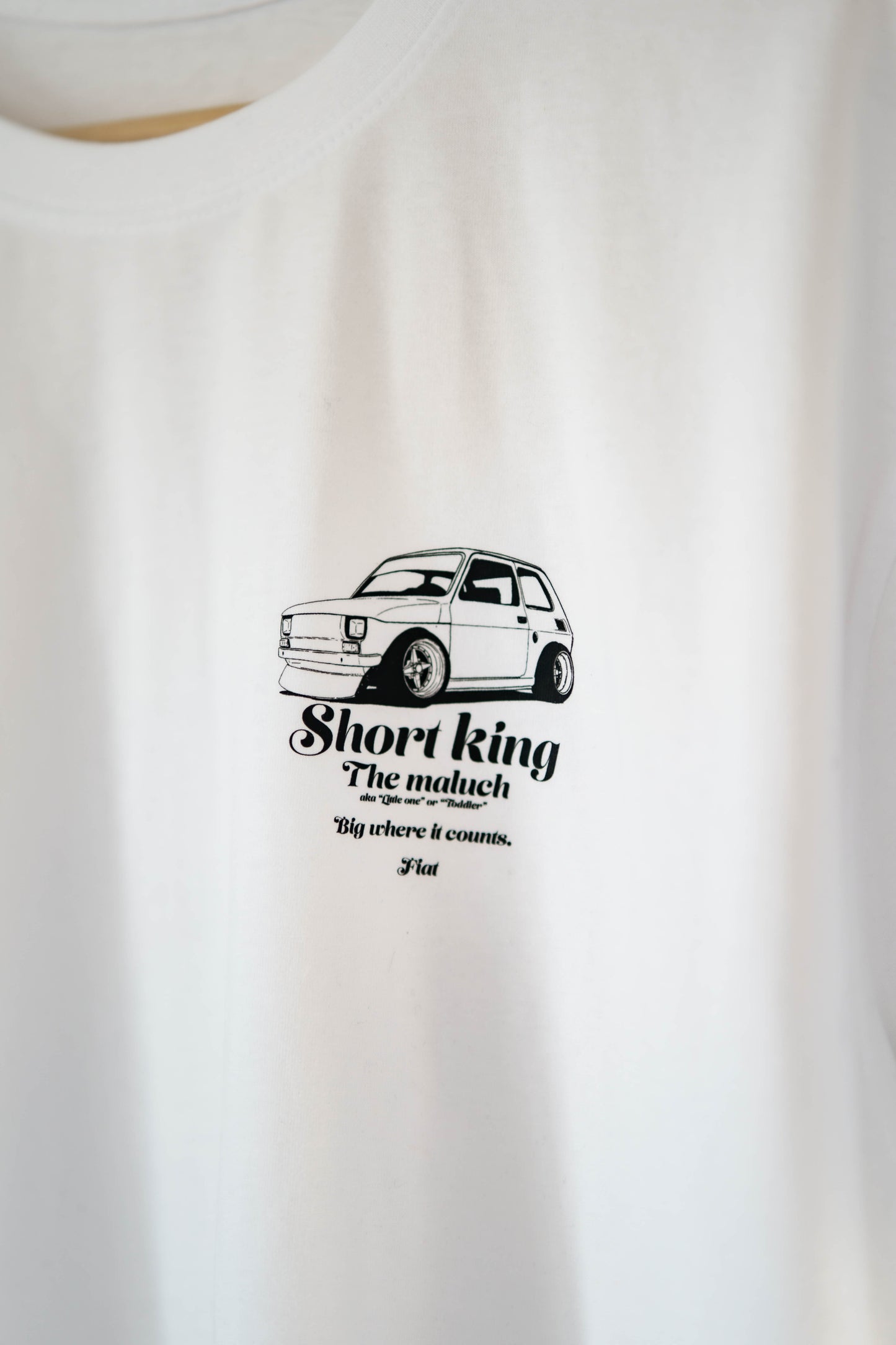 Roaderwear Short King Classic Tee – A Tribute to the Mighty Fiat 126