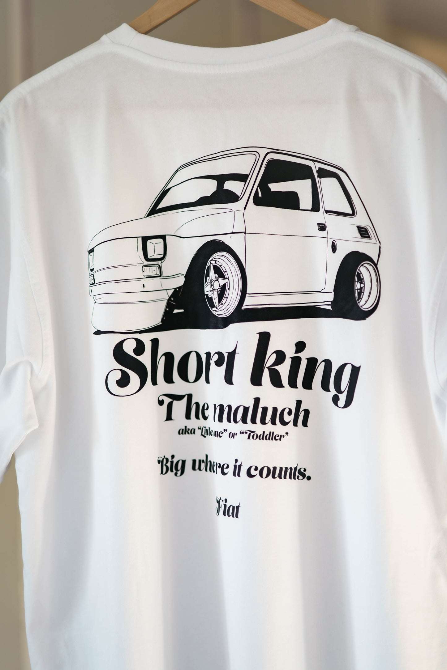 Roaderwear Short King Classic Tee – A Tribute to the Mighty Fiat 126
