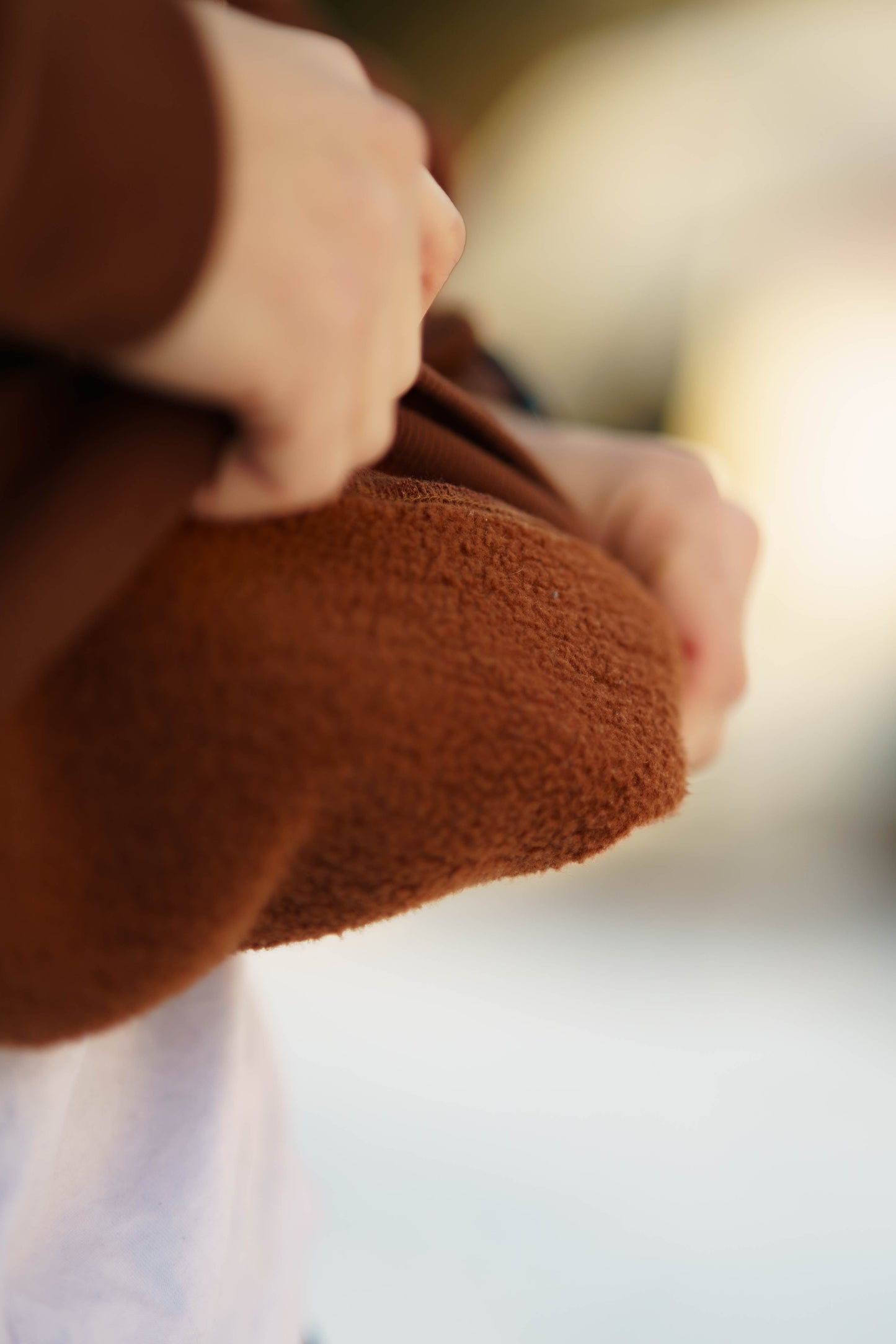 Onroaders Hoodie Embossed Logo Brown