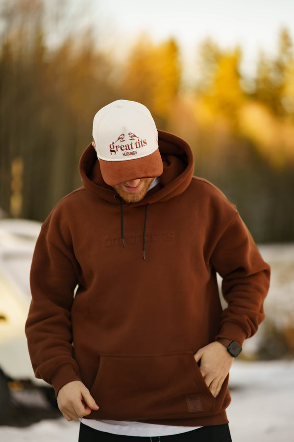 Onroaders Hoodie Embossed Logo Red