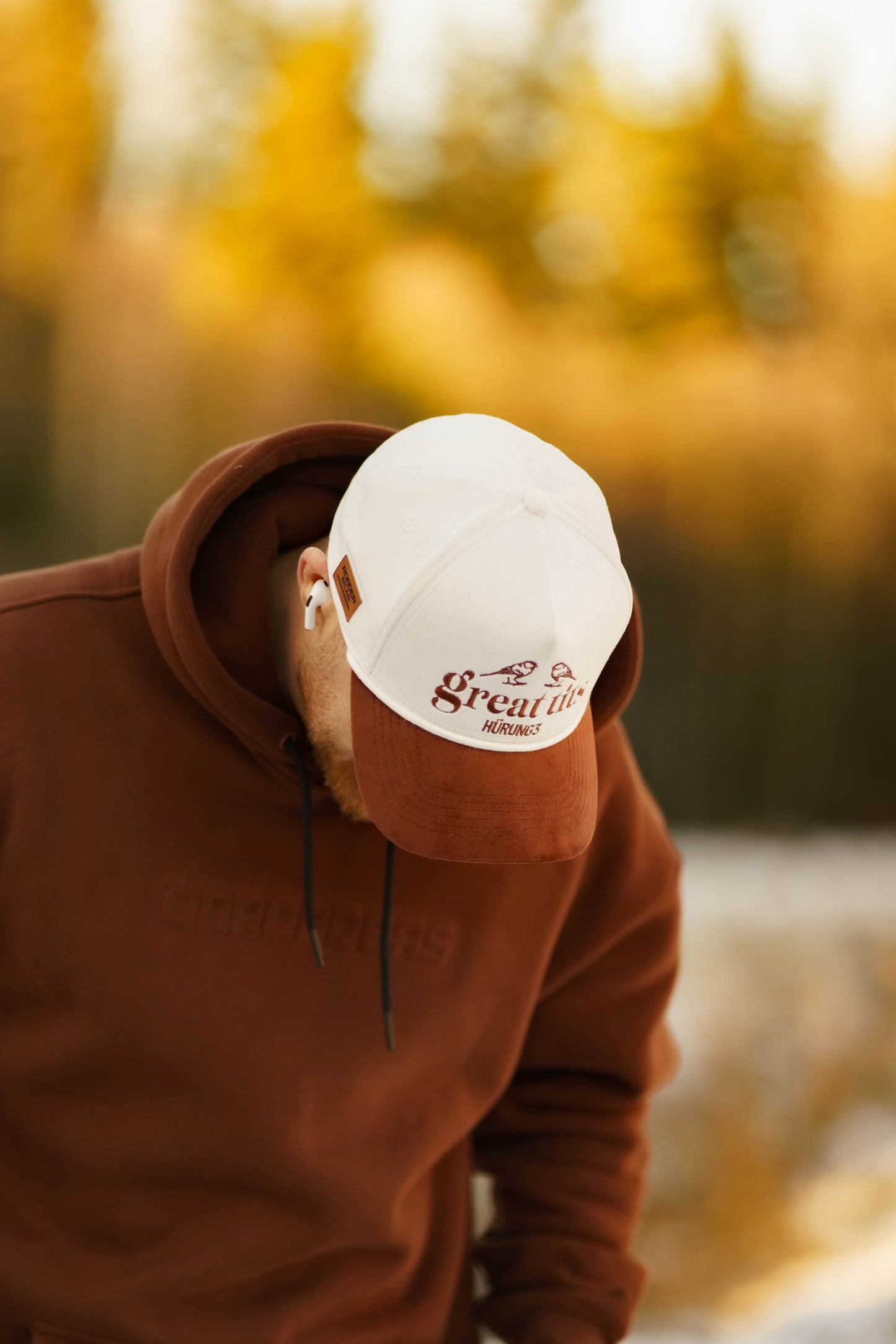 Onroaders Hoodie Embossed Logo Brown