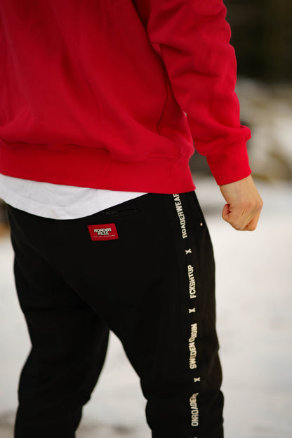 Onroaders Hoodie Embossed Logo Red