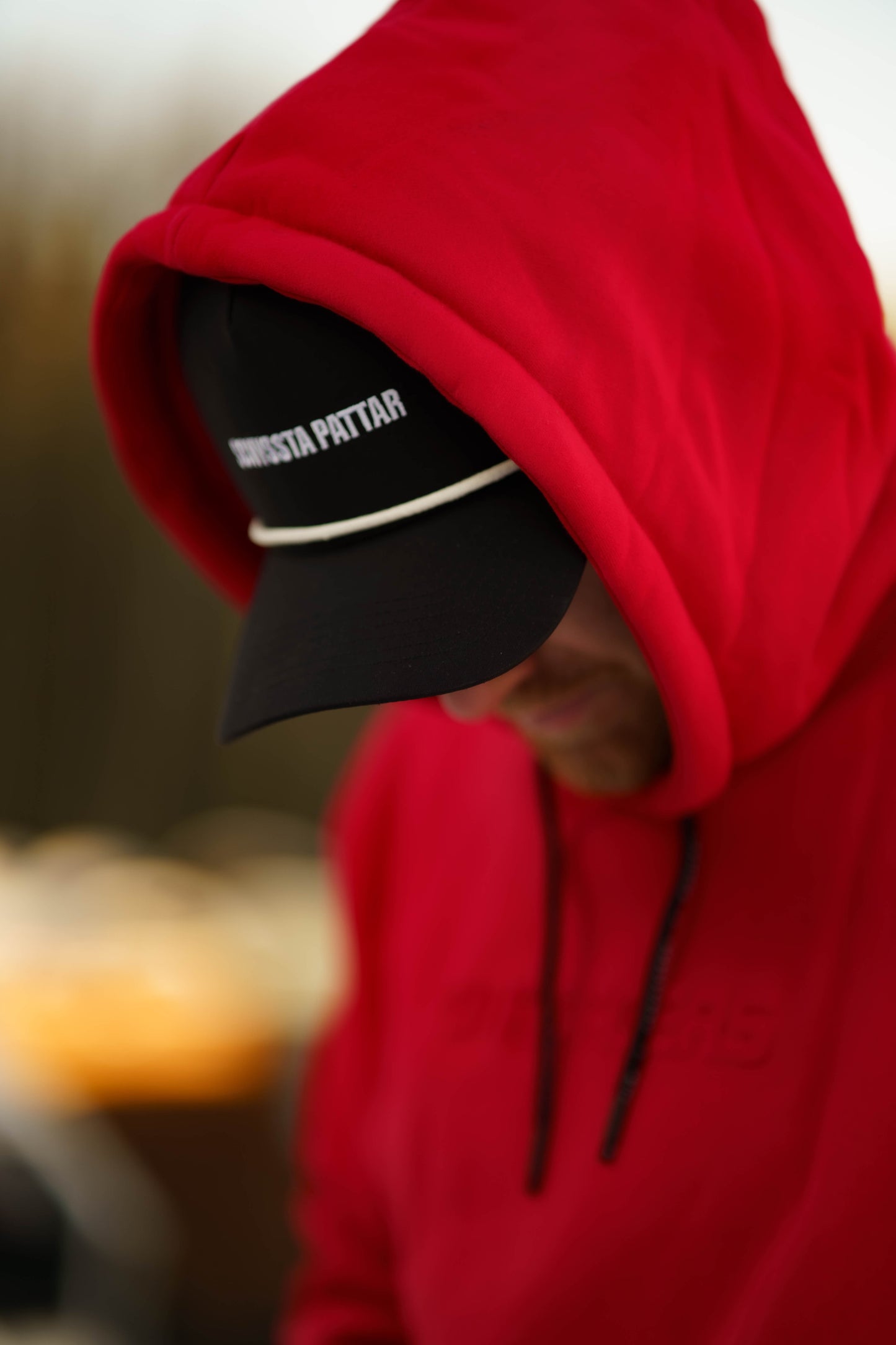 Onroaders Hoodie Embossed Logo Red