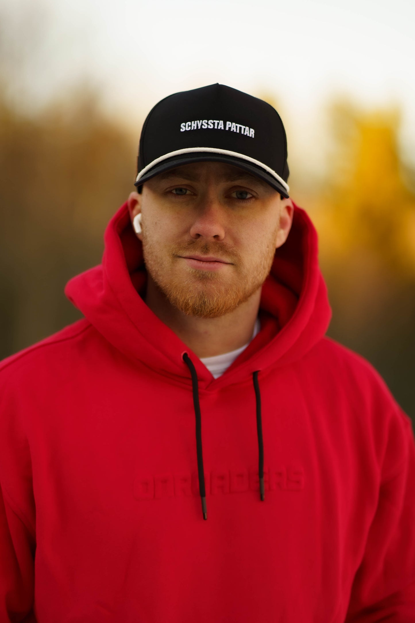 Onroaders Hoodie Embossed Logo Red