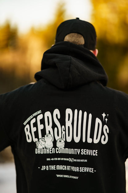 ONROADERS PODCAST BEERS N BUILDS BLACK HOODIE