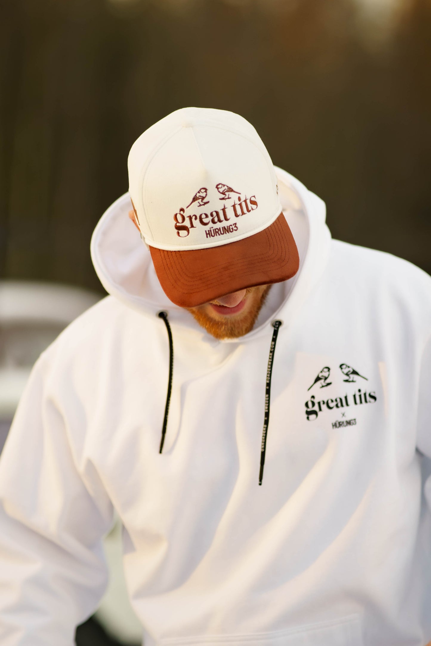 HÜRUNG3 Snapback / Keps - Great Tits Classic White