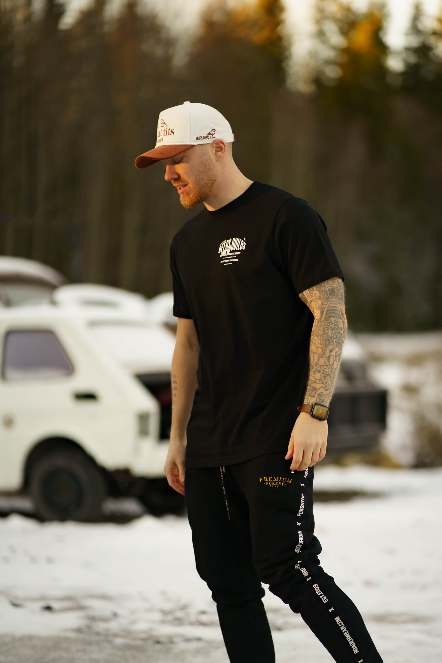 ONROADERS PODCAST BEERS N BUILDS T-SHIRT