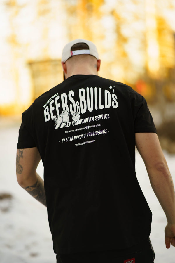 ONROADERS PODCAST BEERS N BUILDS T-SHIRT