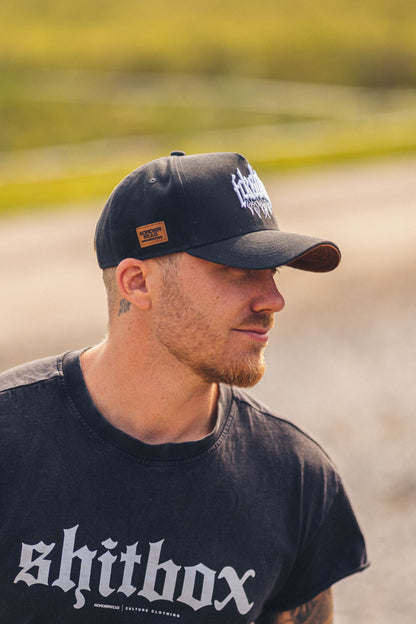 Fckshtup Flames Grey Baseball Cap / Keps 5-panel