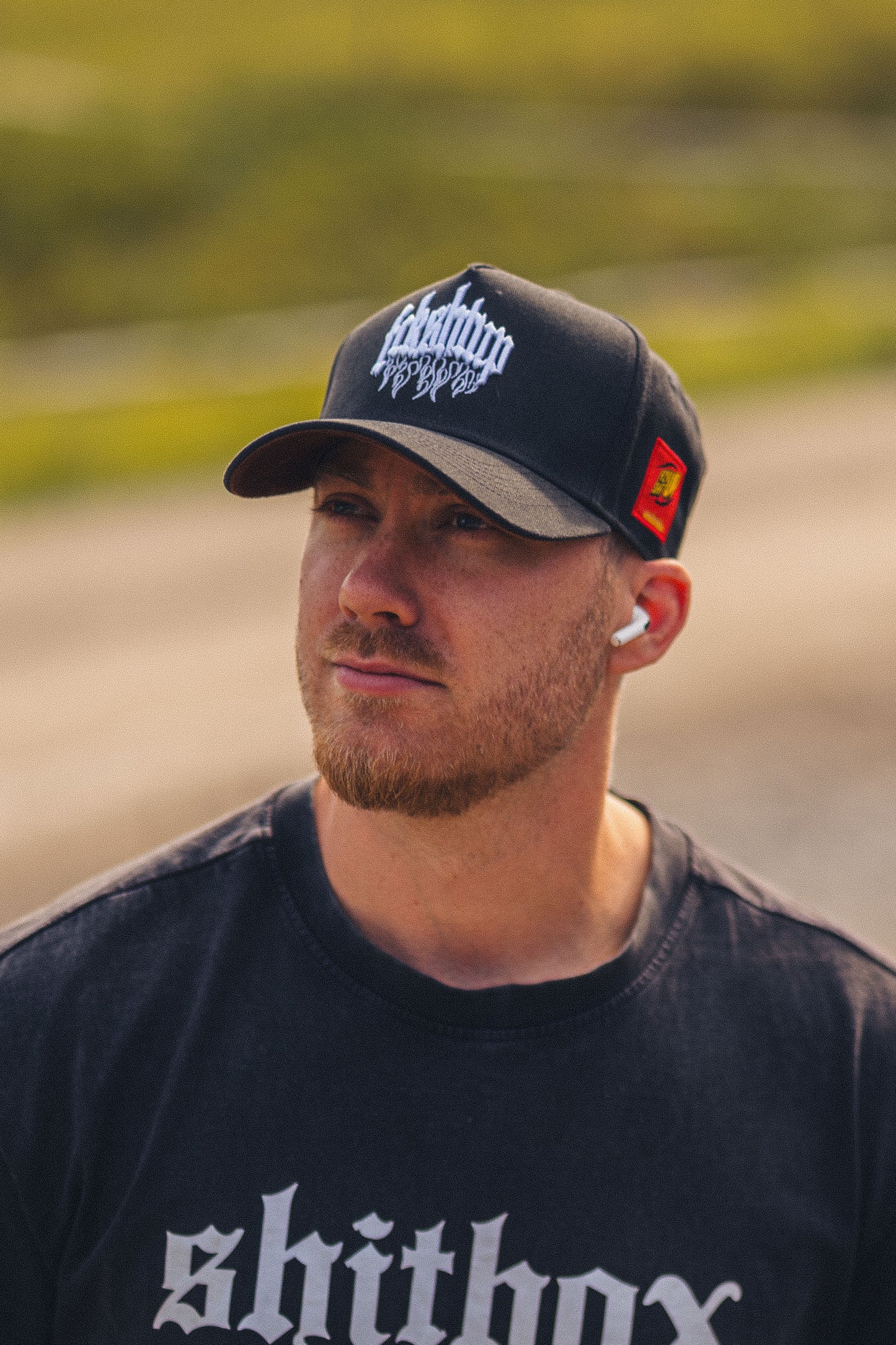 Fckshtup Flames Grey Baseball Cap / Keps 5-panel