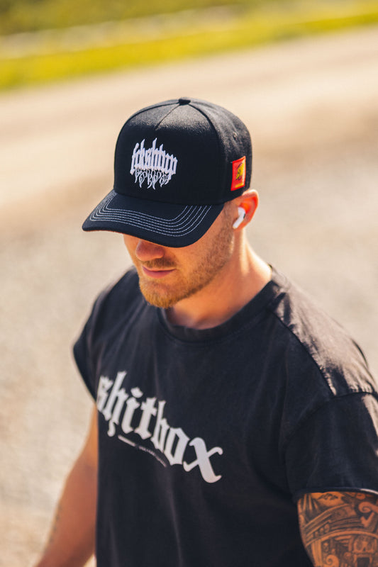 Fckshtup Flames Black Baseball Cap / Keps 5-panel