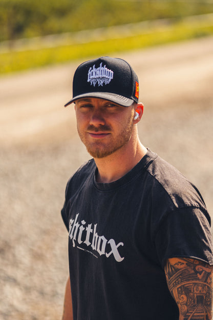 Fckshtup Flames Black Baseball Cap / Keps 5-panel