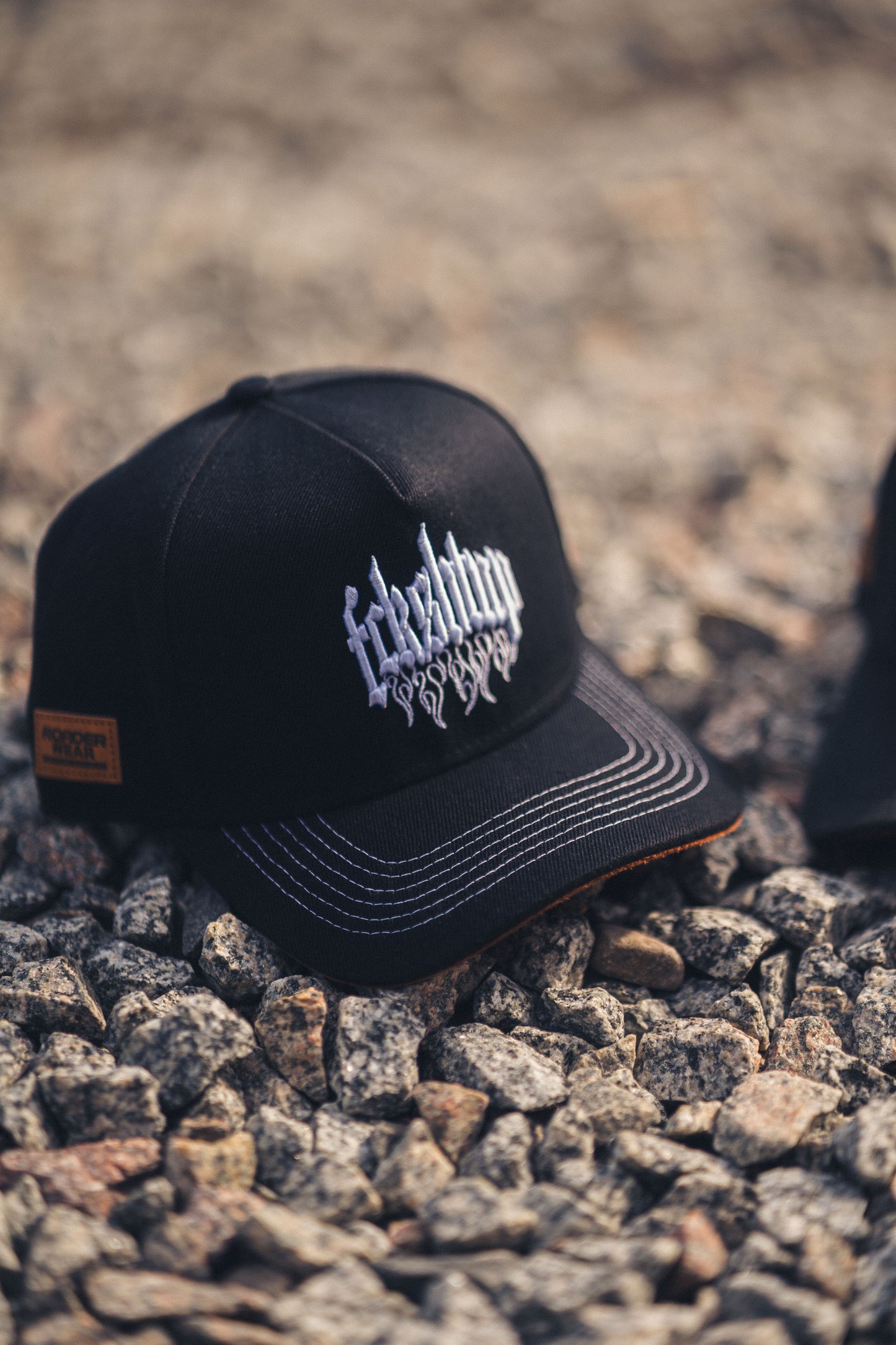 Fckshtup Flames Black Baseball Cap / Keps 5-panel