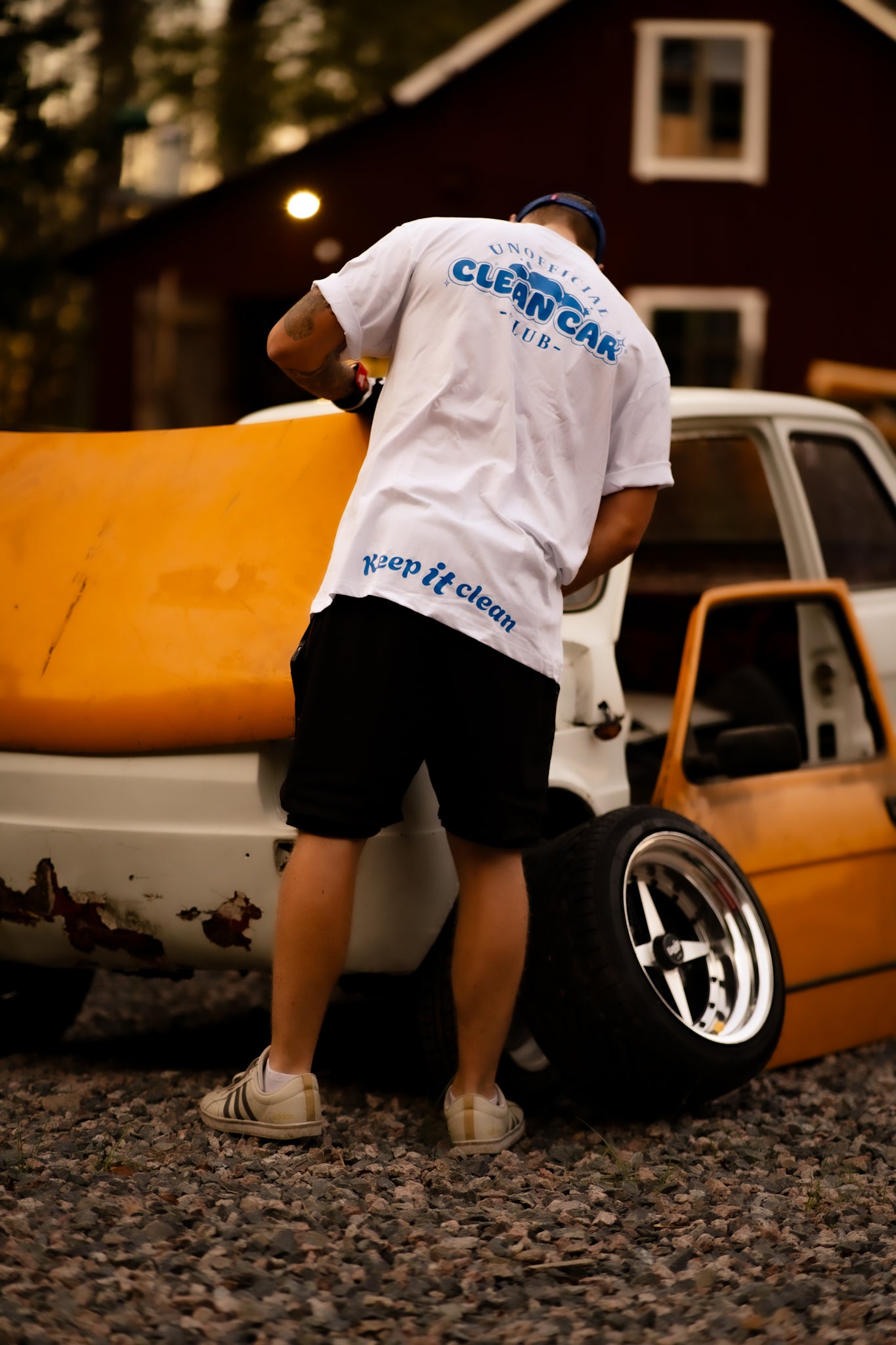 Unofficial Clean Car Club Tee - Classic White