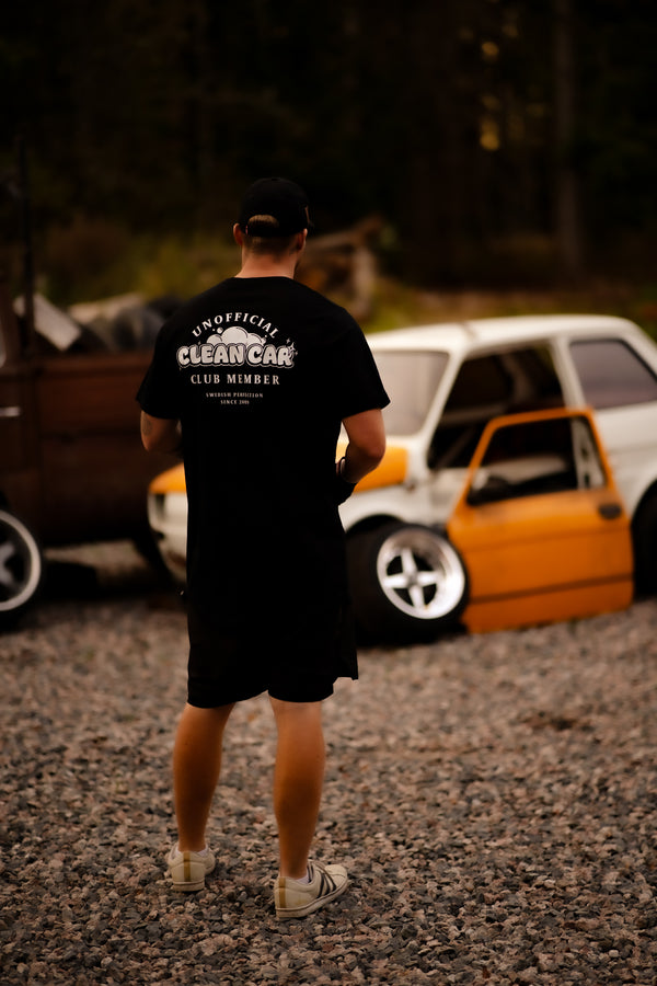 Unofficial Clean Car Club Member Black Tee