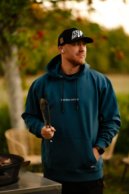 Schyssta Pattar Limited Hoodie - Petroleum Blå