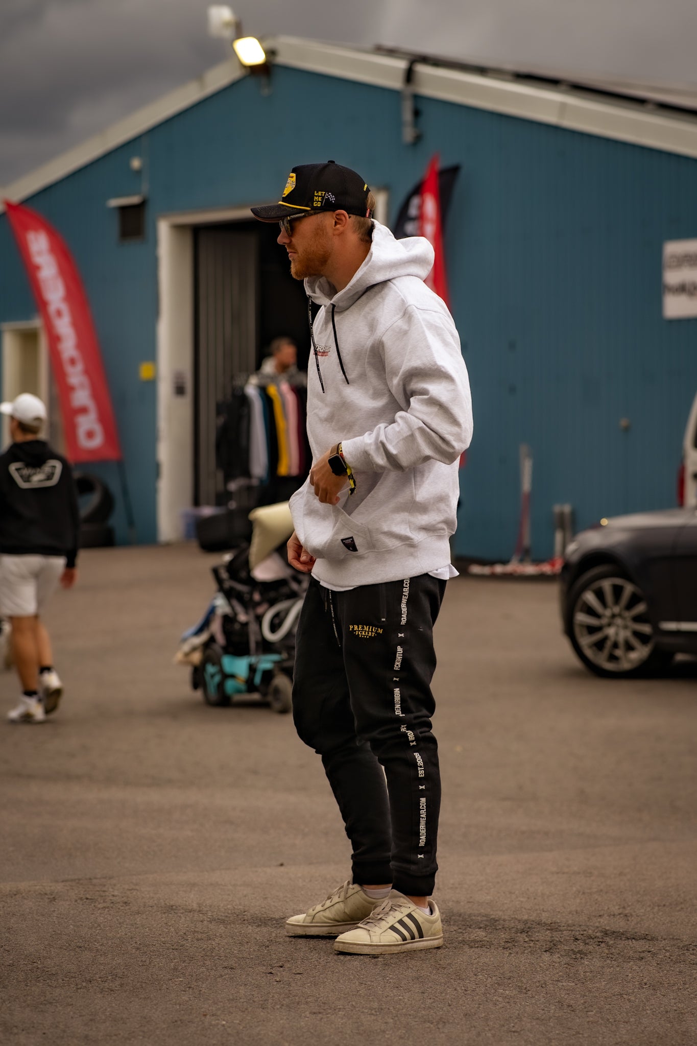 Roaderwear Hoodie The Megaluxe Design - Ash Color