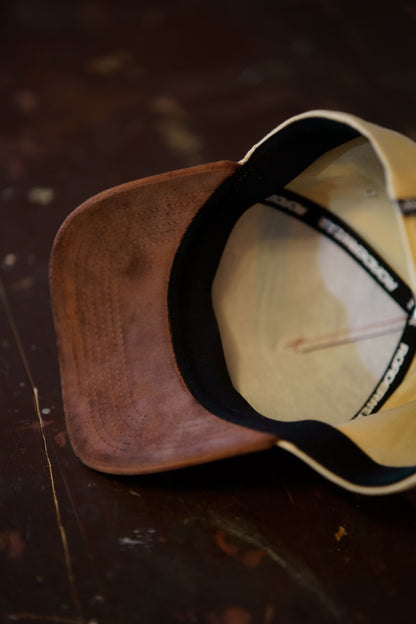 Jobbar. Mycket. Burgundy / Beige Snapback / Keps - Roaderwear