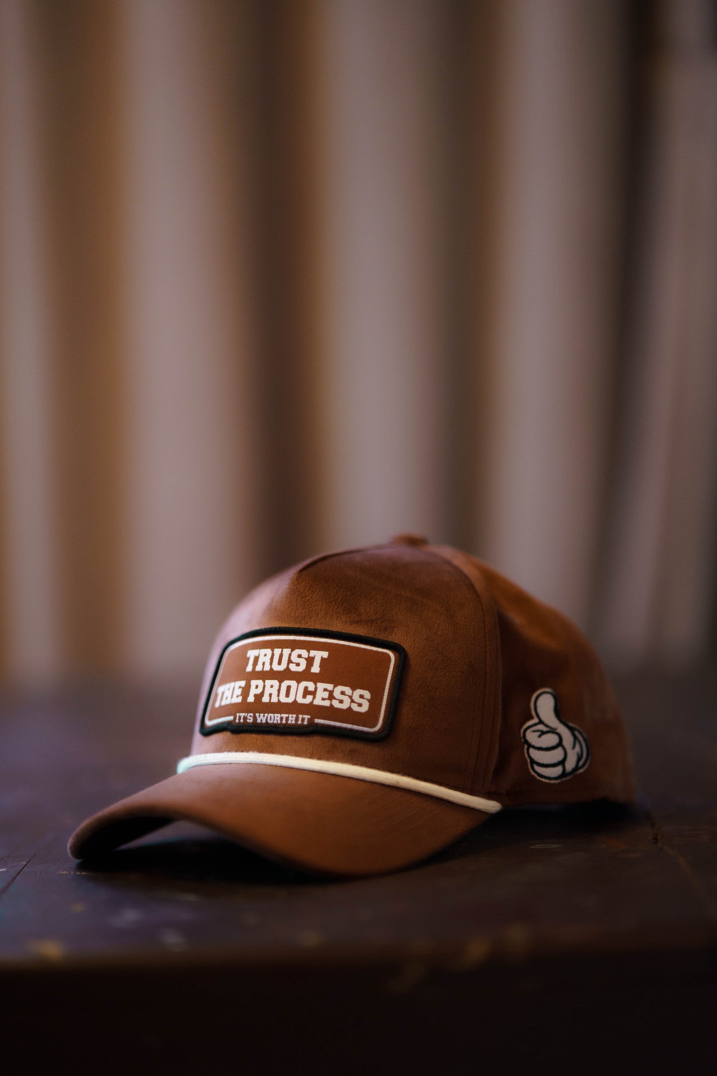 Trust The Process Brown/brown Baseball Cap / Keps 5-panel