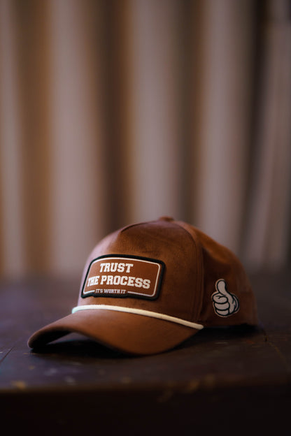 Trust The Process Brown/brown Baseball Cap / Keps 5-panel