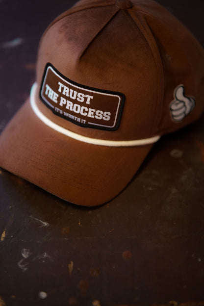 Trust The Process Brown/brown Baseball Cap / Keps 5-panel