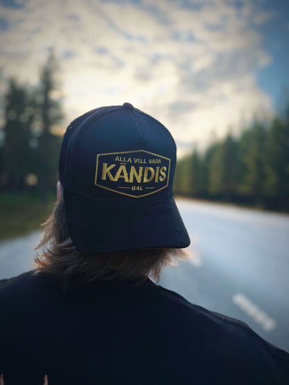 Rivstart Alla Vill vara Kändis 5-panel Trucker Keps - Guld Brodyr