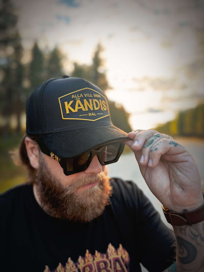 Rivstart Alla Vill vara Kändis 5-panel Trucker Keps - Guld Brodyr
