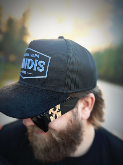 Rivstart Alla Vill vara Kändis 5-panel Trucker Keps - Vit Brodyr