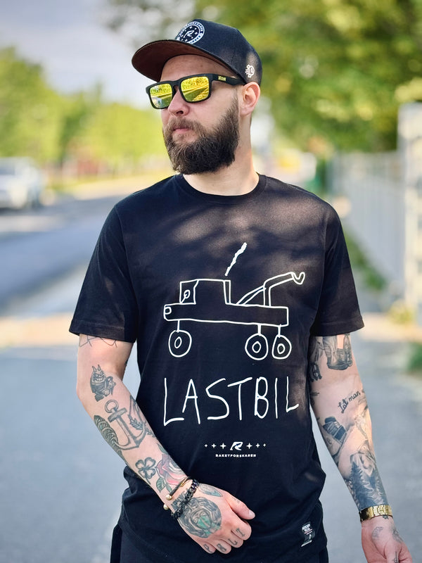 Raketforskaren - Lastbil - Svart T-shirt