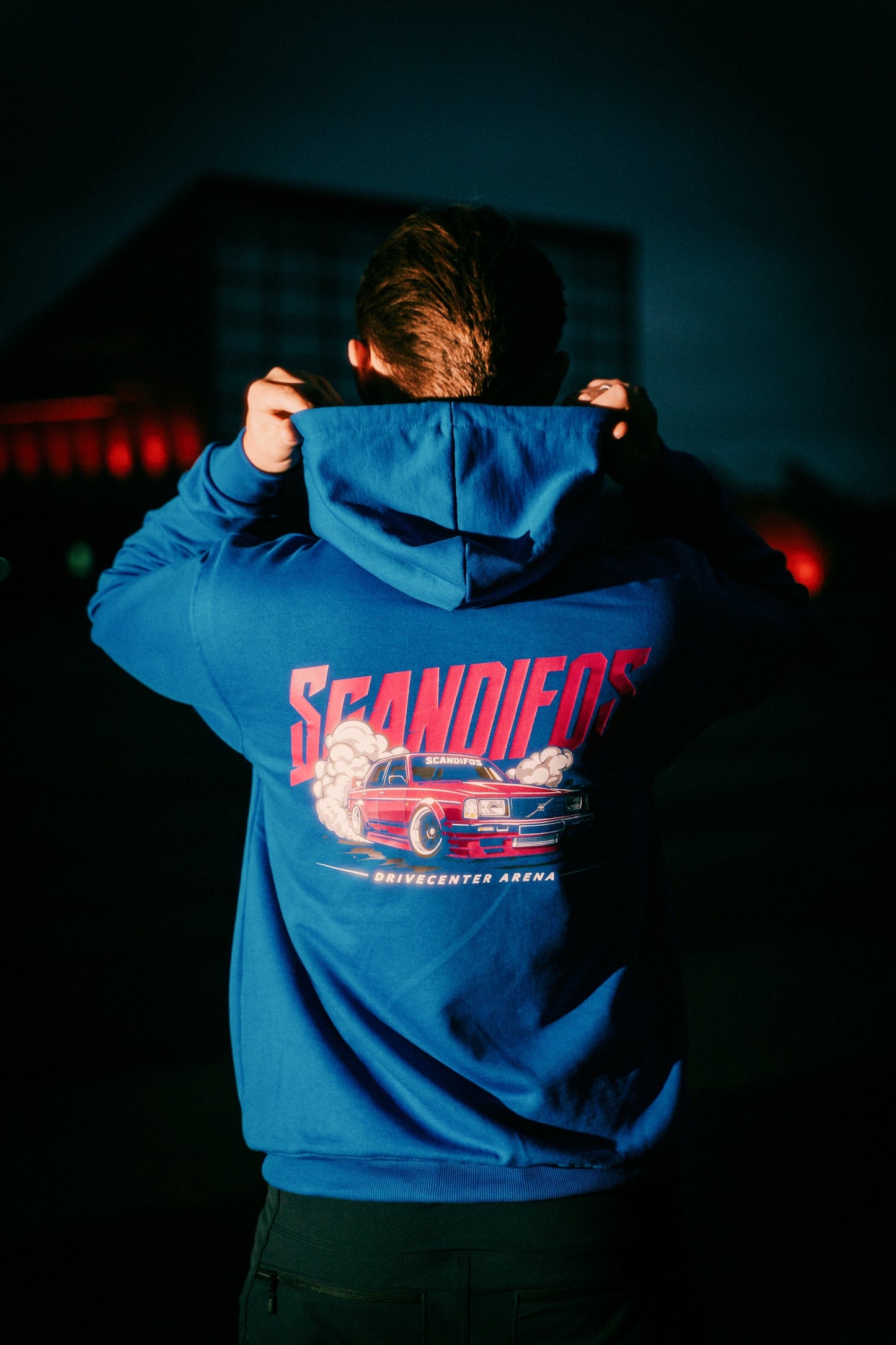 Scandifos Blå Hoodie