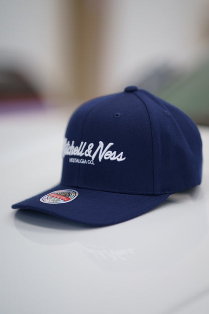 Mitchell & Ness Keps - Own Brand Pinscript Navy/White Red Classic