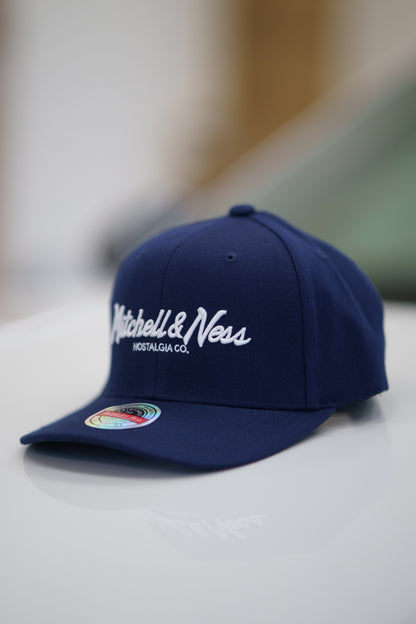 Mitchell & Ness Keps - Own Brand Pinscript Navy/White Red Classic