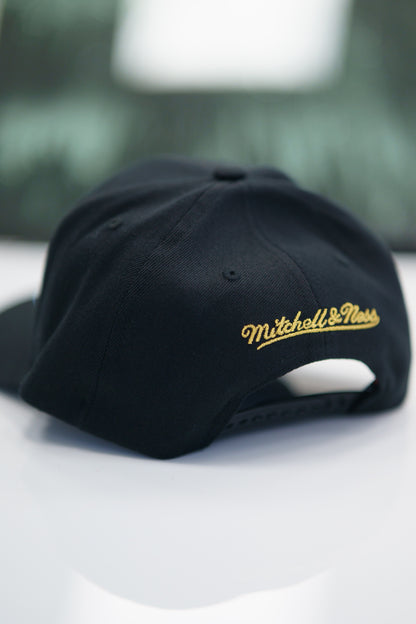 Mitchell & Ness Keps - Own Brand Pinscript Black/Gold Red Classic
