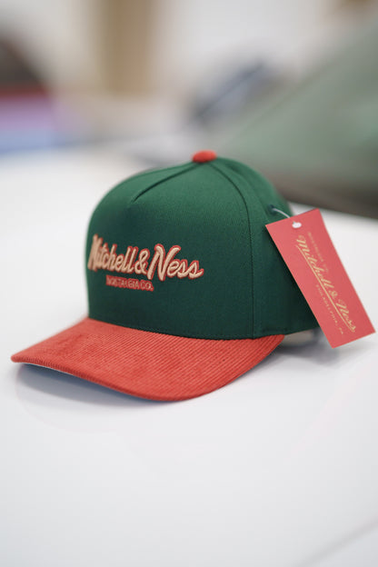 Mitchell & Ness Keps - Own Brand Nostalgia Pro Crown Green / Red