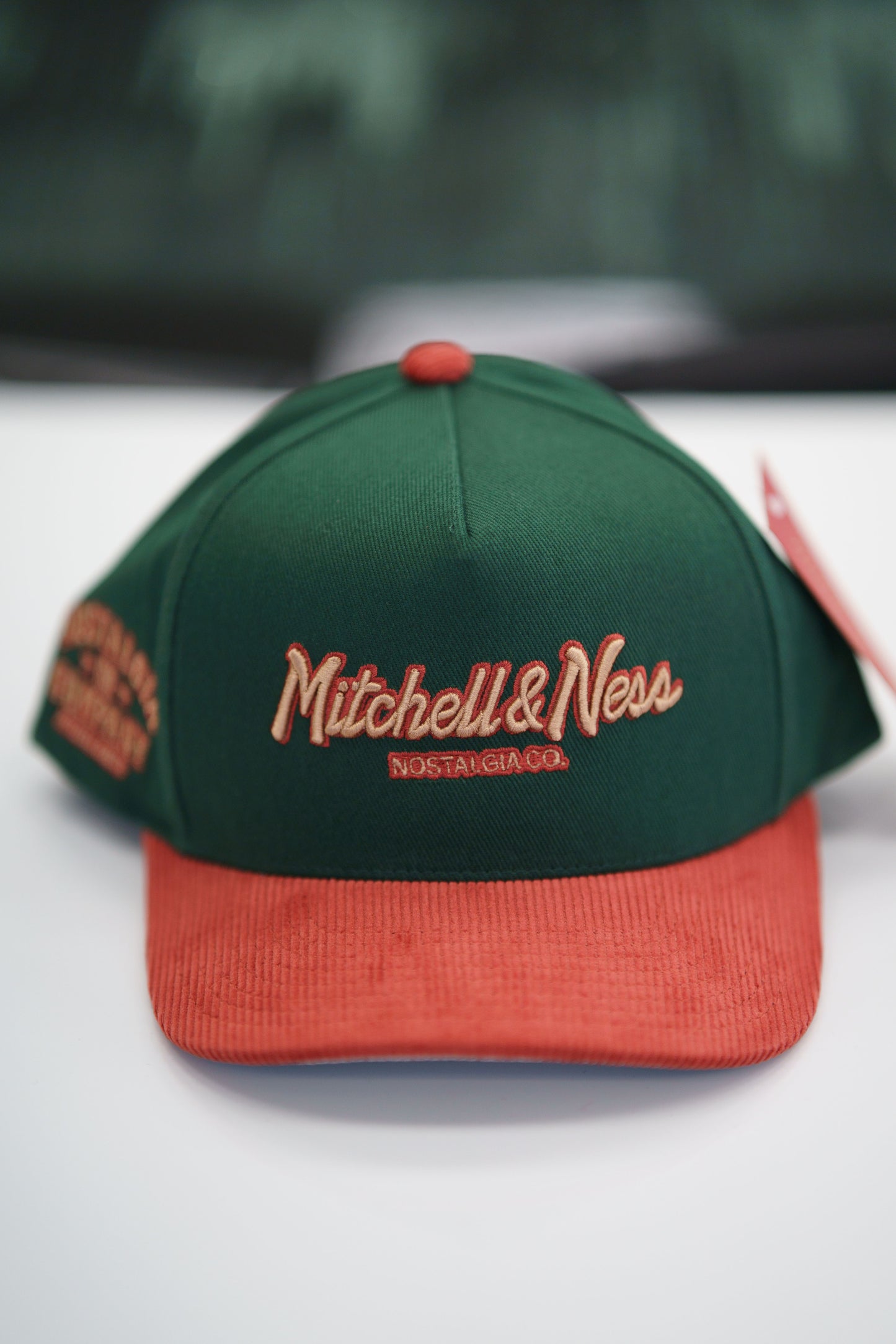 Mitchell & Ness Keps - Own Brand Nostalgia Pro Crown Green / Red